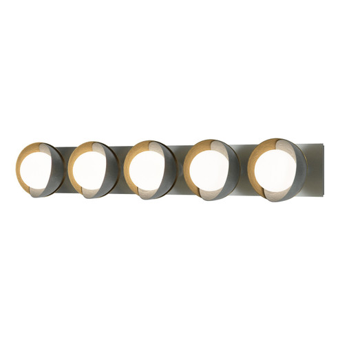 Brooklyn Five Light Bath Sconce in Vintage Platinum (39|201379-SKT-82-86-GG0711)