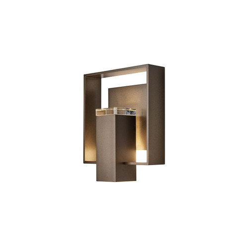 Shadow Box One Light Outdoor Wall Sconce in Coastal Oil Rubbed Bronze (39|302603-SKT-14-14-ZM0546)
