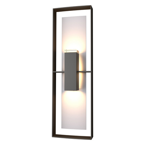Shadow Box Two Light Outdoor Wall Sconce in Coastal Oil Rubbed Bronze (39|302607-SKT-14-78-ZM0546)
