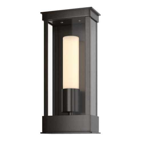 Portico One Light Outdoor Wall Sconce in Coastal Oil Rubbed Bronze (39|304320-SKT-14-GG0392)