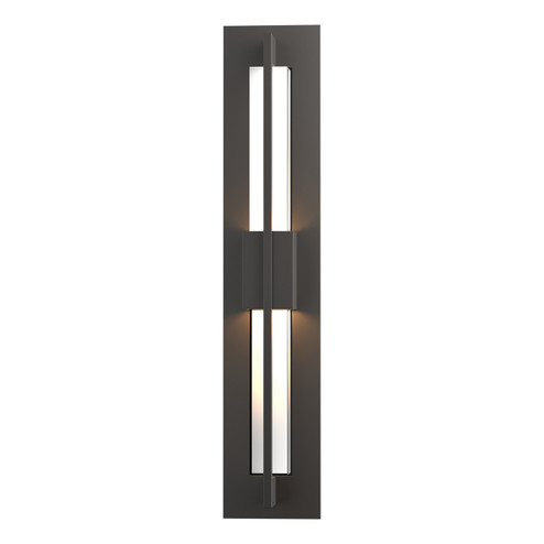 Axis Double Axis Small LED Outdoor Sconce in Coastal Oil Rubbed Bronze (39|306415-LED-14-ZM0331)