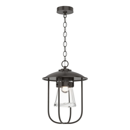 Erlenmeyer One Light Outdoor Pendant in Coastal Oil Rubbed Bronze (39|356010-SKT-14-ZM0467)