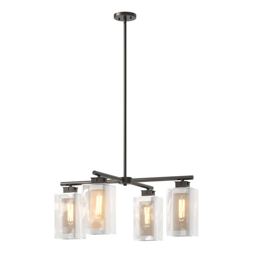 Polaris Four Light Outdoor Pendant in Coastal Oil Rubbed Bronze (39|364213-SKT-MULT-14-72-ZM0093)