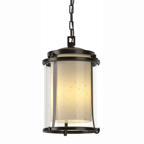 Meridian One Light Outdoor Ceiling Fixture in Coastal Oil Rubbed Bronze (39|365615-SKT-14-ZS0283)