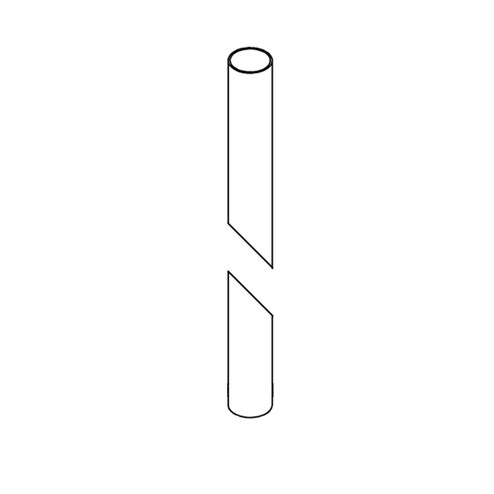 7' Round Outdoor Post in Coastal Dark Smoke (39|390272-77)