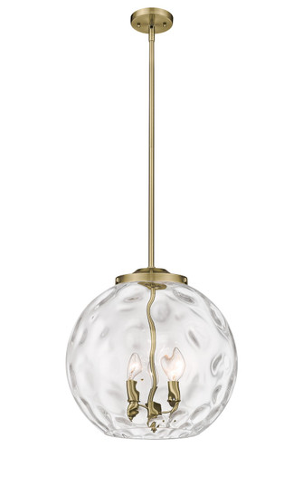 Essex LED Pendant in Antique Brass (405|221-3S-AB-G1215-16-LED)