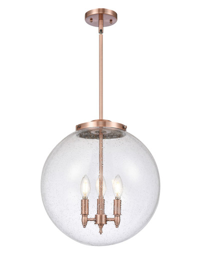 Essex LED Pendant in Antique Copper (405|221-3S-AC-G204-16-LED)