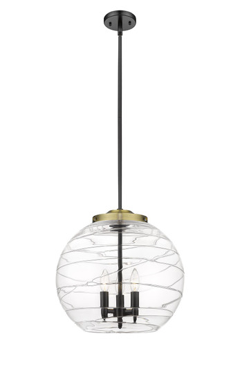 Ballston LED Pendant in Black Antique Brass (405|221-3S-BAB-G1213-16-LED)