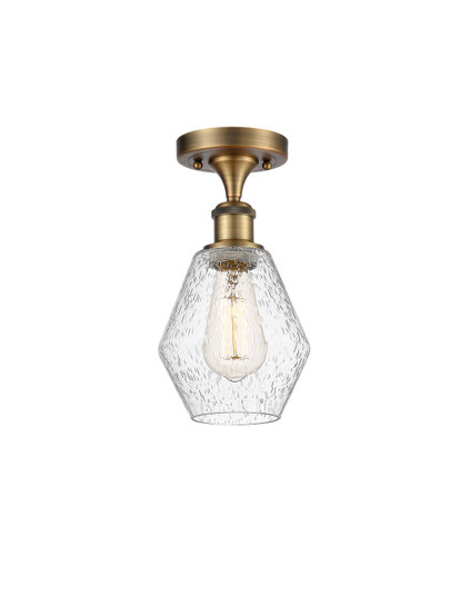 Ballston One Light Semi-Flush Mount in Brushed Brass (405|516-1C-BB-G654-6)