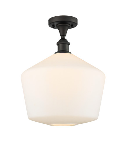 Ballston One Light Semi-Flush Mount in Oil Rubbed Bronze (405|516-1C-OB-G651-12)