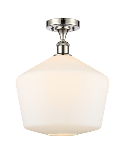 Ballston One Light Semi-Flush Mount in Polished Nickel (405|516-1C-PN-G651-12)