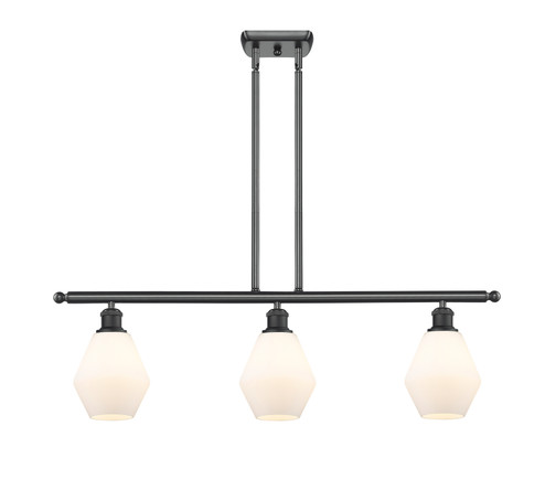 Ballston Three Light Island Pendant in Matte Black (405|516-3I-BK-G651-6)