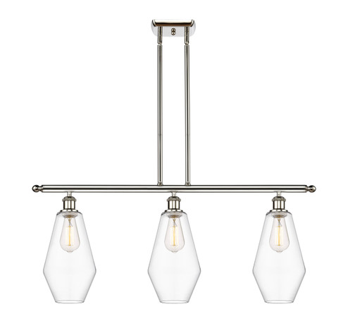 Ballston Three Light Island Pendant in Polished Nickel (405|516-3I-PN-G652-7)