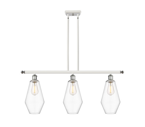 Ballston Three Light Island Pendant in White Polished Chrome (405|516-3I-WPC-G652-7)