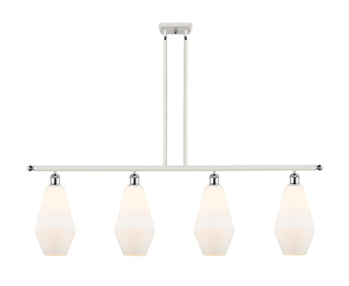 Ballston Four Light Island Pendant in White Polished Chrome (405|516-4I-WPC-G651-7)