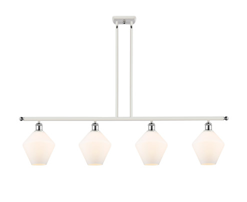 Ballston LED Island Pendant in White Polished Chrome (405|516-4I-WPC-G651-8-LED)