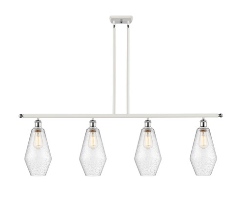 Ballston LED Island Pendant in White Polished Chrome (405|516-4I-WPC-G654-7-LED)