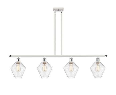 Ballston LED Island Pendant in White Polished Chrome (405|516-4I-WPC-G654-8-LED)