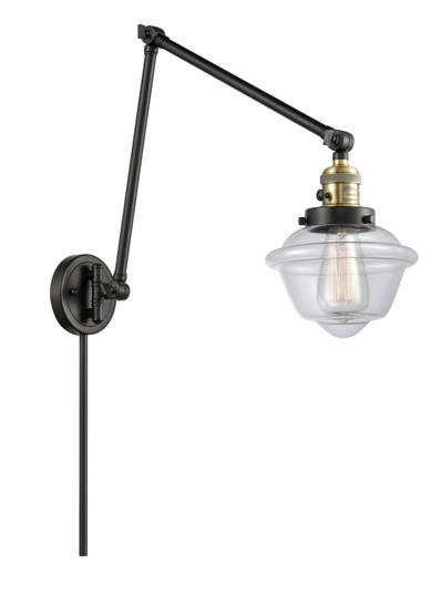 Franklin Restoration LED Swing Arm Lamp in Black Antique Brass (405|238-BAB-G532-LED)