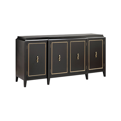 Lange Credenza in Satin Black (45|13724)