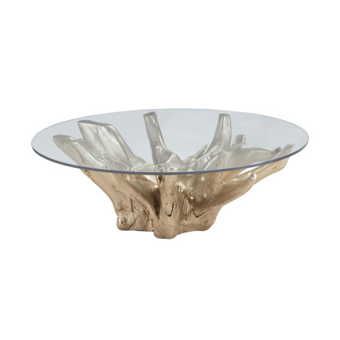 Yava Coffee Table in Champagne Silver (45|7011-002)