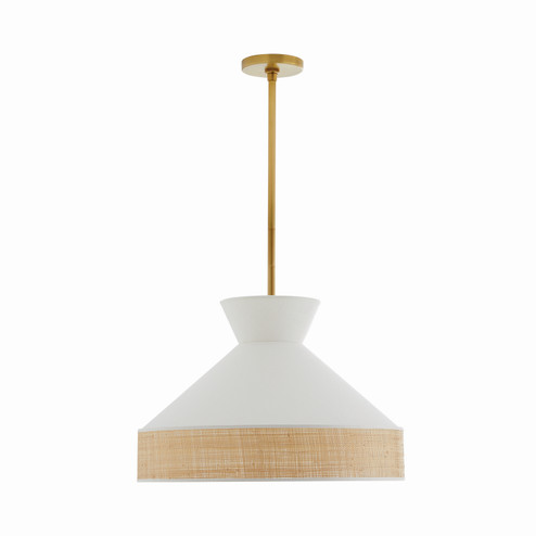 Malena One Light Pendant in White (314|41066)