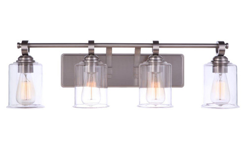 Romero Four Light Vanity in Brushed Polished Nickel (46|56404-BNK)