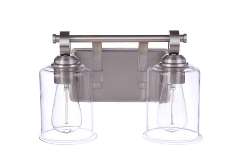 Romero Two Light Vanity in Brushed Polished Nickel (46|56402-BNK)