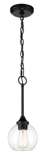 Glenda One Light Mini Pendant in Flat Black (46|56291-FB)