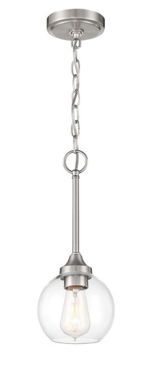 Glenda One Light Mini Pendant in Brushed Polished Nickel (46|56291-BNK)
