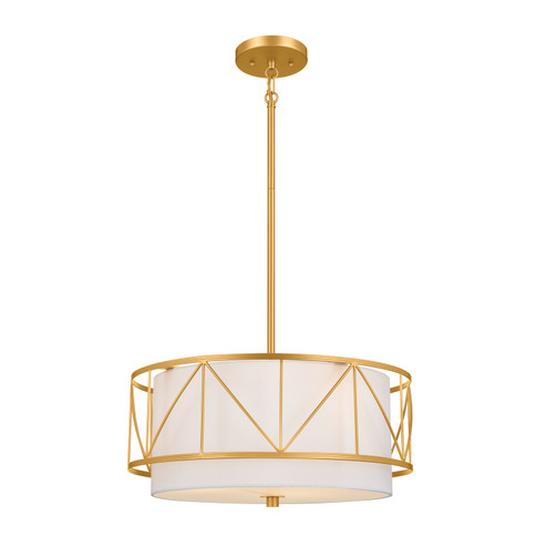 Birkleigh Three Light Pendant/Semi Flush in Classic Gold (12|52075CLG) Birkleigh Three Light Pendant/Semi Flush in Classic Gold (12|52075CLG)