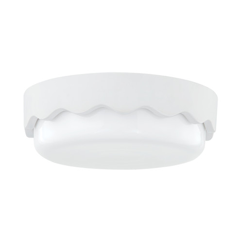 Wave Three Light Flush Mount in Ceramic Matte White (428|H656503-CMW)
