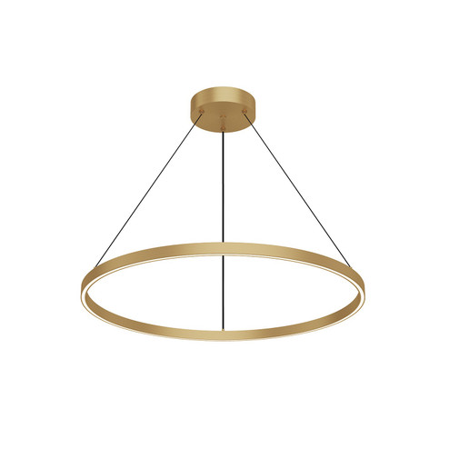 Cerchio LED Pendant in Brushed Gold (347|PD87732-BG)