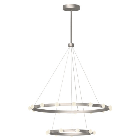 Rezz LED Chandelier in Brushed Nickel (347|CH63436-BN)