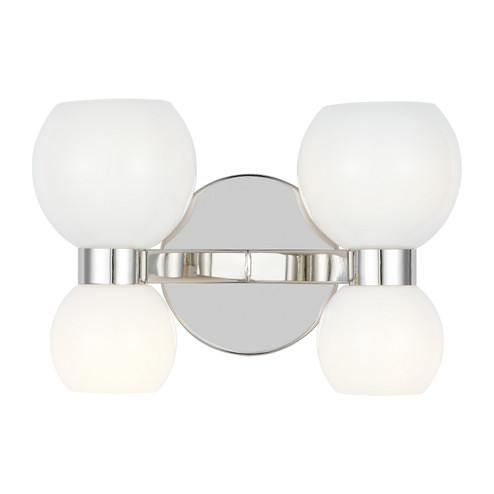 Londyn Four Light Wall Sconce in Polished Nickel (454|KSW1034PNMG)