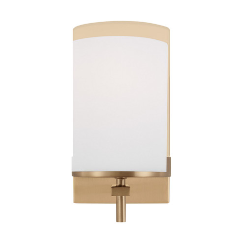 Zire One Light Wall / Bath Sconce in Satin Brass (454|4190301-848)