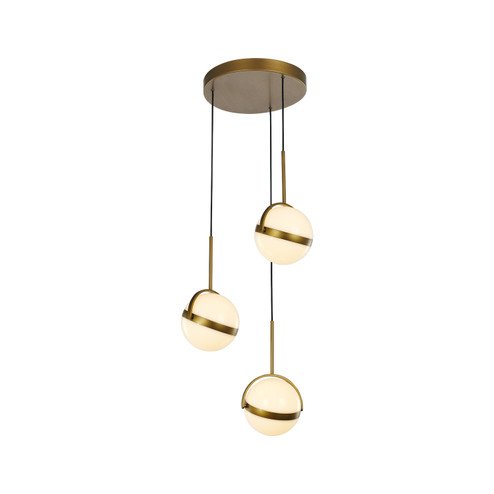 Globo LED Pendant in Brushed Gold (452|MP301003BG)