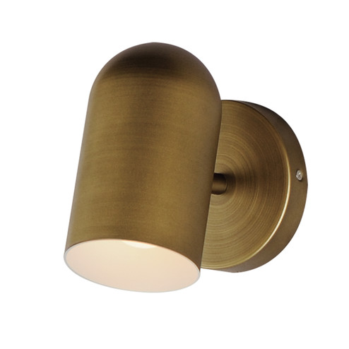 Spot Light LED Outdoor Wall Sconce in Natural Aged Brass (16|62003NAB)