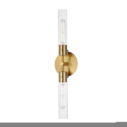 Equilibrium LED Wall Sconce in Natural Aged Brass (16|26370CLNAB)