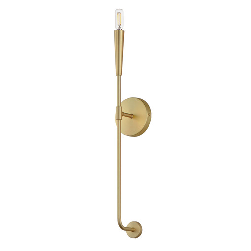 Vela One Light Wall Sconce in Satin Brass (16|24811SBR)