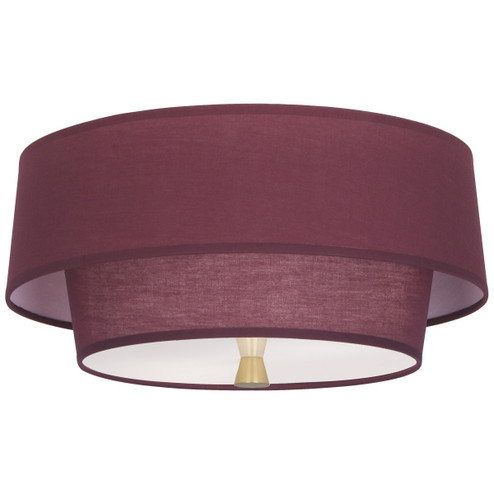 Decker Two Light Flushmount in Modern Brass (165|VW143)