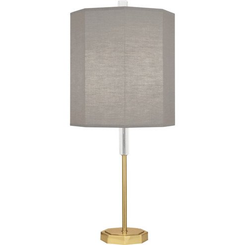 Kate One Light Table Lamp in Modern Brass w/ Clear Crystal (165|SG04)
