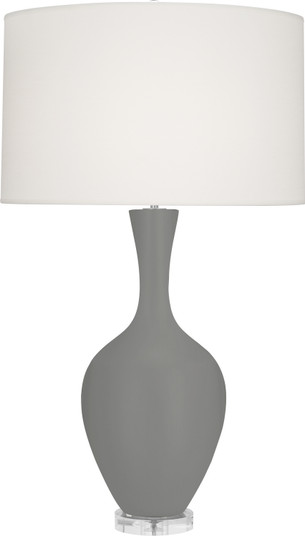 Audrey One Light Table Lamp in Matte Smokey Taupe Glazed Ceramic (165|MST80)