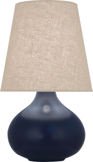 Small June One Light Accent Lamp in Matte Midnight Blue Glazed Ceramic (165|MMB91)
