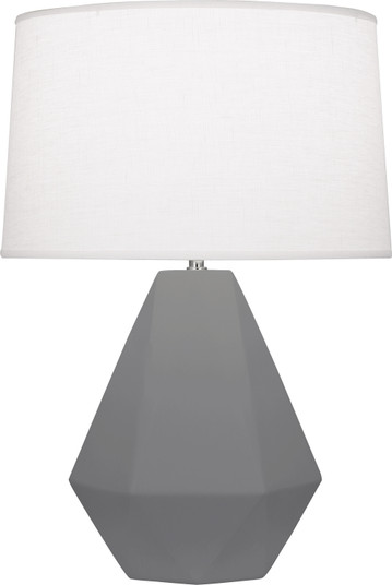 Delta One Light Table Lamp in Matte Ash Glazed Ceramic (165|MCR97)