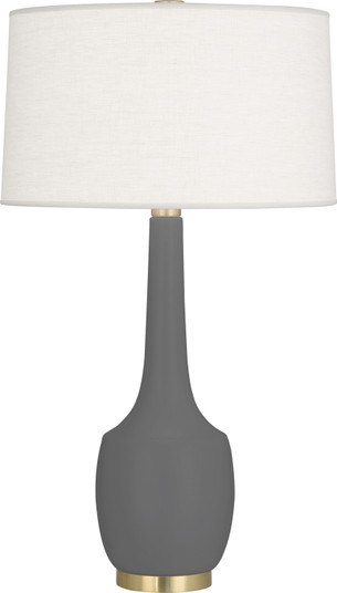 Delilah One Light Table Lamp in Matte Ash Glazed Ceramic (165|MCR70)