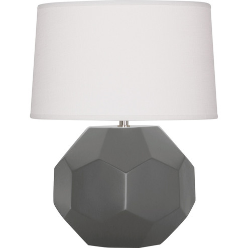 Franklin One Light Table Lamp in Matte Ash Glazed Ceramic (165|MCR01)