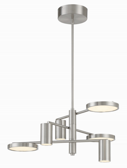 Swivel LED Chandelier in Brushed Nickel (42|P5495-084-L)