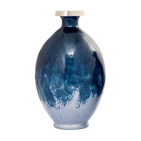 Bahama Vase in Blue (45|S0807-8733)