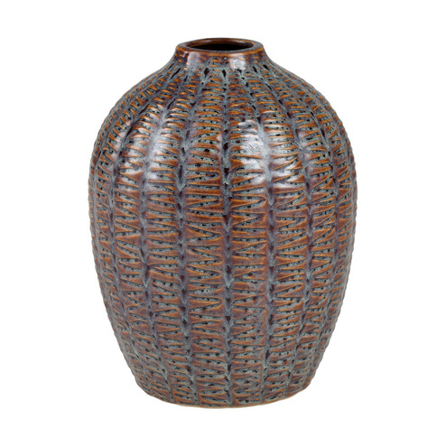 Hawley Vase in Brown Reactive (45|S0017-9196)